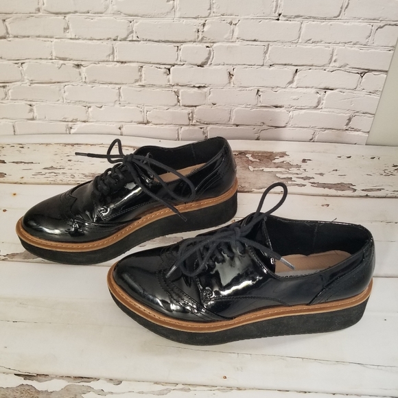 Steve Madden Black Patent Oxford - Size 6 - Picture 4 of 11